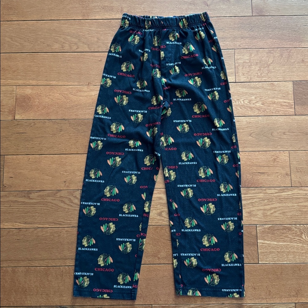 NHL boys Chicago Blackhawks pajama pants size M.
